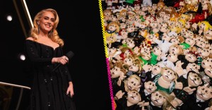 Adele presume su enorme colección de peluches del Dr. Simi