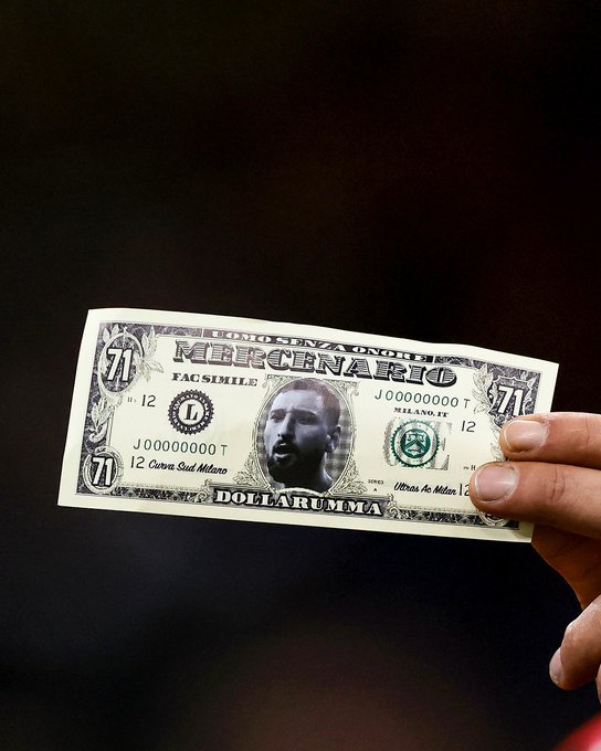 billetes donnarumma milan vs psg