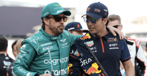 Checo Pérez disfrutó pelear con Fernando Alonso en Brasil