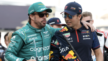 Checo Pérez disfrutó pelear con Fernando Alonso en Brasil