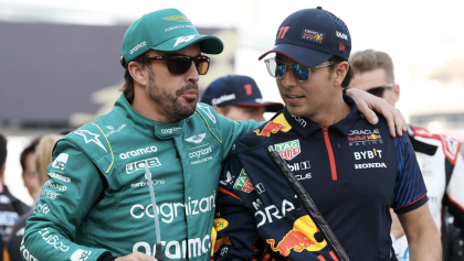 Checo Pérez disfrutó pelear con Fernando Alonso en Brasil