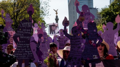 Fotos y videos de la marcha contra la violencia a la mujer del 25N en CDMX