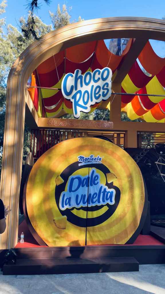 stand choco roles de marinela