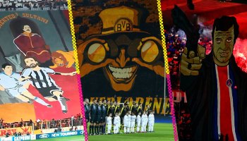 ¡Wooow! Los mejores tifos en la Champions League