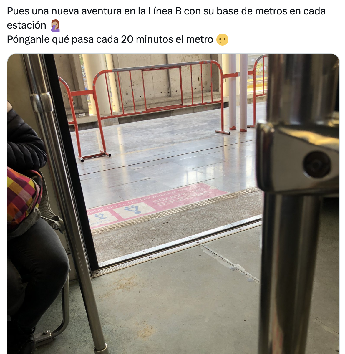 La Línea B Del Metro Amaneció Lenta Y Llenísima En CDMX