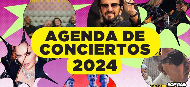 agenda conciertos méxico 2024