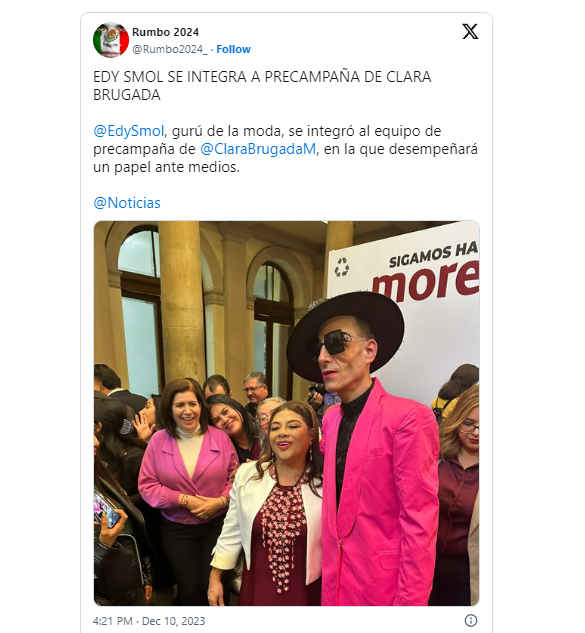 De Edy Smol a ‘Barbie’ Juárez: Clara Brugada presentó a su Comité de precampaña en CDMX