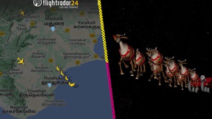 ¿Dónde está Santa Claus? Sigue su viaje en vivo con Flightradar