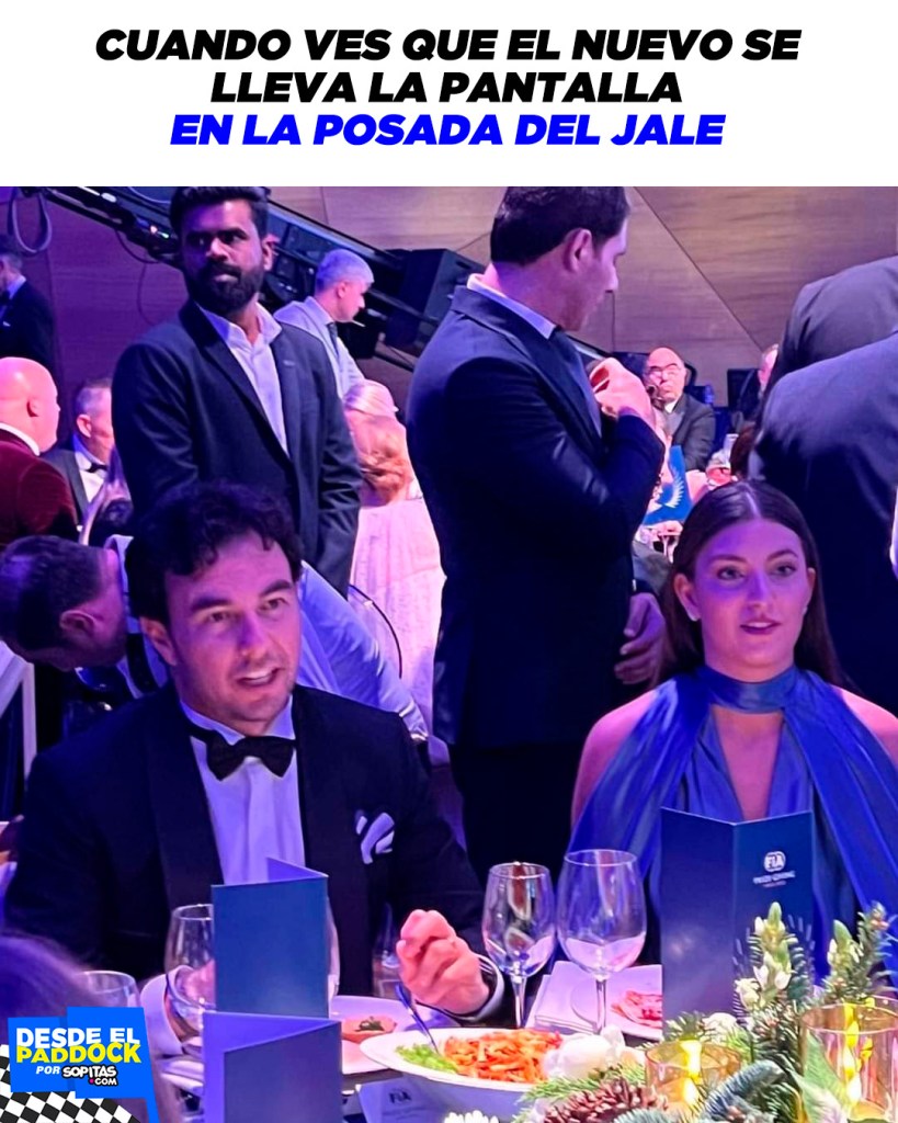 Checo en la Gala de la FIA 2023