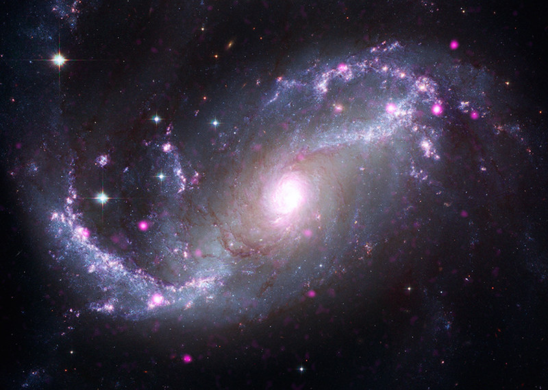 galaxia morada james webb nasa