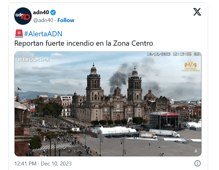 Se Registra Incendio En Una Bodega Del Centro Histórico En Cdmx