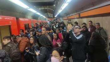 Otra vez 7 minutos de espera por un tren en la Línea 7 del Metro CDMX