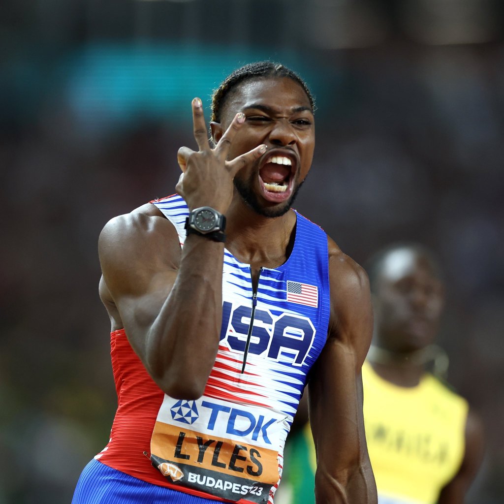 Noah Lyles, corredor de EUA