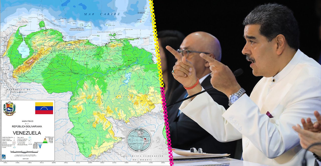 Maduro presenta nuevo mapa de Venezuela y anexó Guayana Esequiba