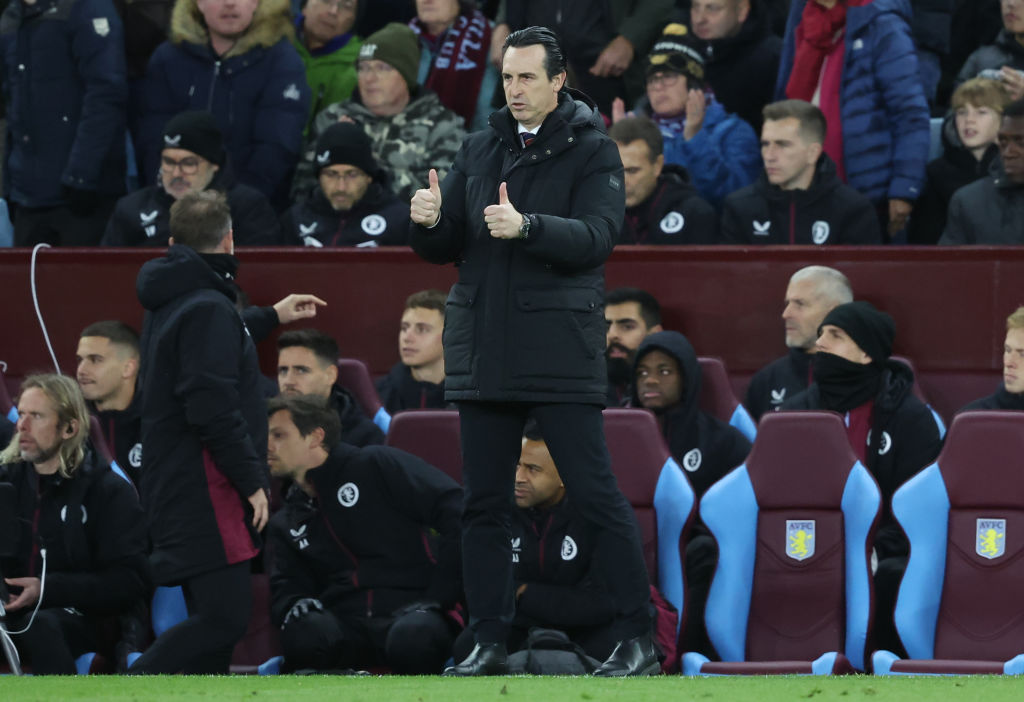 Unai Emery, el responsable del buen momento del Aston Villa