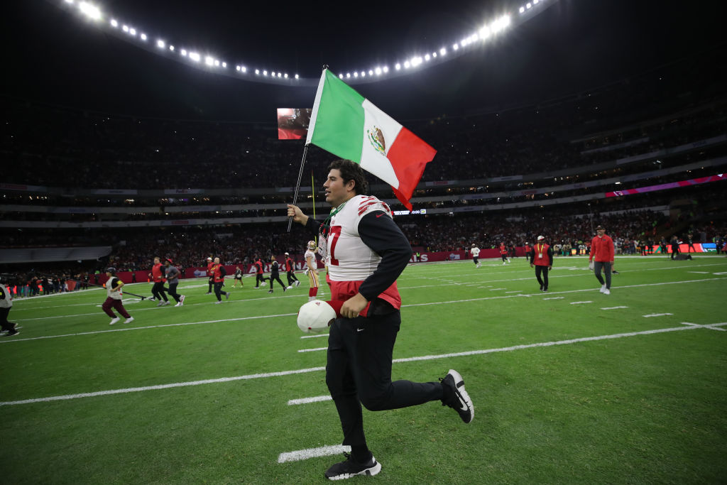 Alfredo Gutiérrez en el Estadio Azteca