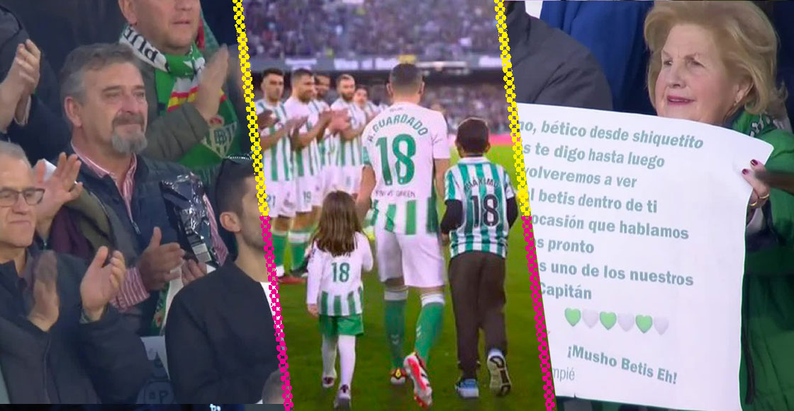 Piel chinita: Las imágenes de la despedida del Betis hacia Andrés Guardado