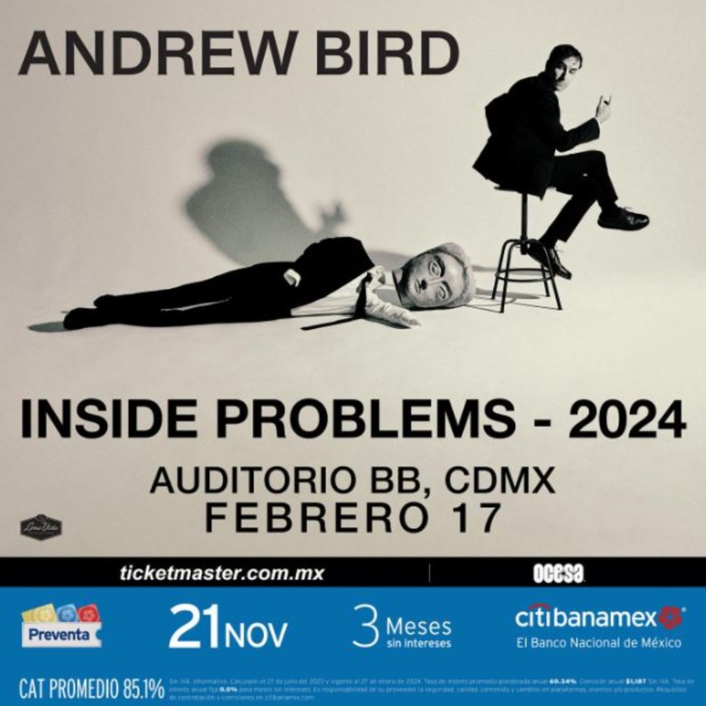 Andrew Bird anuncia su regreso a México en 2024 