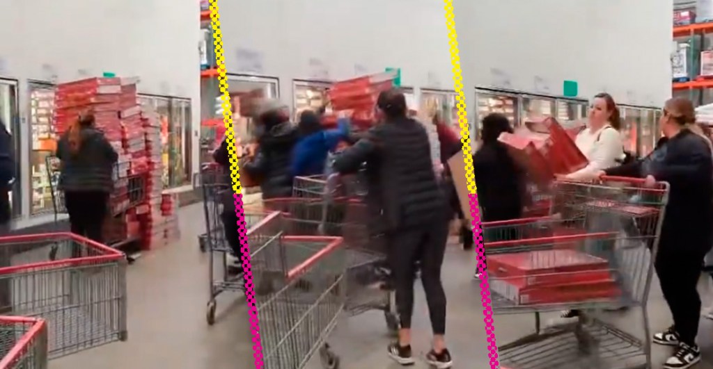 Video: Le quitan roscas de reyes a revendedora en Costco