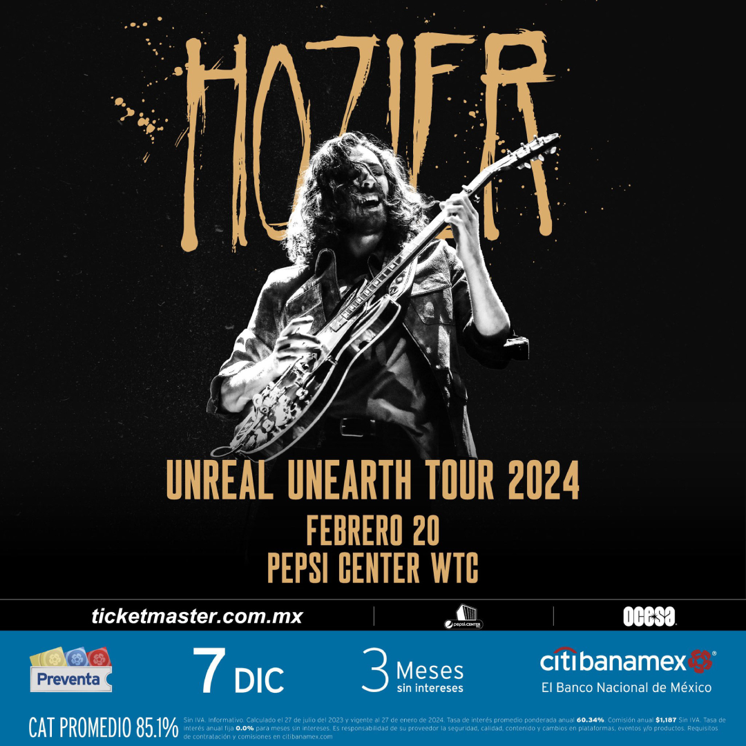 Take Me to Church! Hozier anuncia dos conciertos en la CDMX para 2024