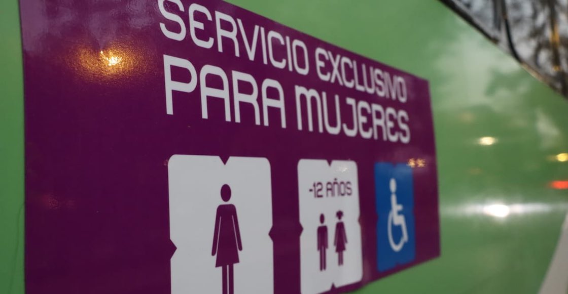 Nuevas rutas de camiones exclusivas para mujeres.