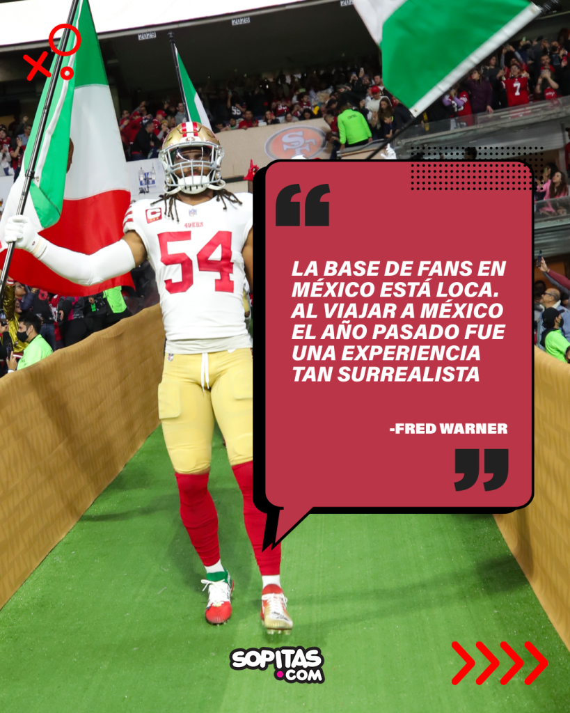 Palabras de Fred Warner en exclusiva para Sopitas Deportes