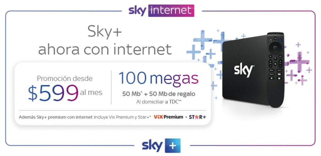 sky internet tv apps paquete