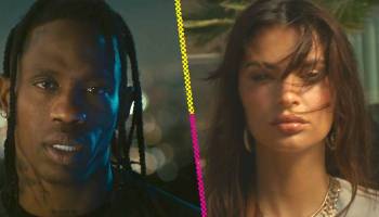 Travis Scott trata de olvidar una relación complicada con Emily Ratajkowski en el video de "I Know ?"