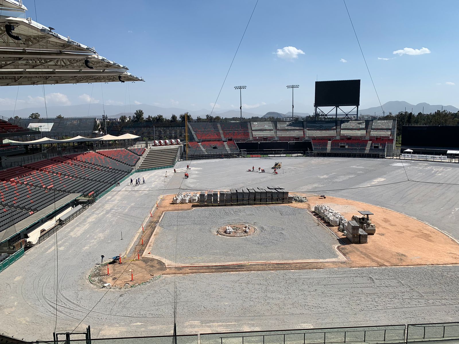 Cancha de última tecnología que estrenará el Harp Helú y Diablos