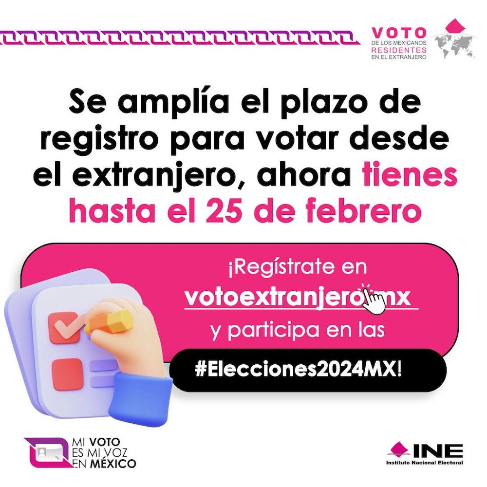 INE voto extranjero 