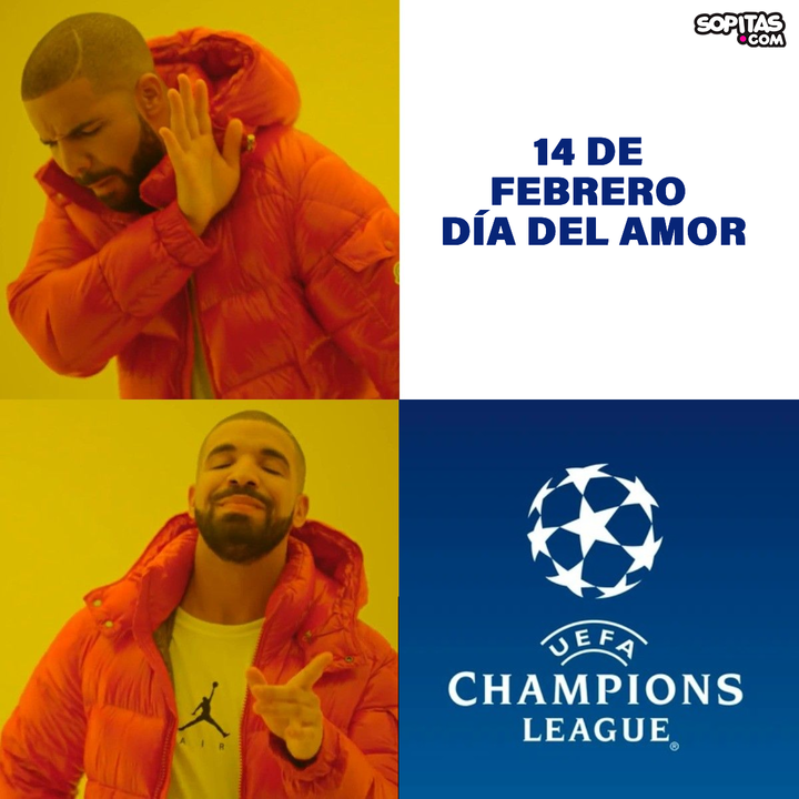 Champions League 14 de febrero 