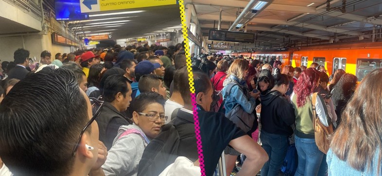 Más de 30 minutos de espera en la L7 y un tren desalojado en la L12 del Metro CDMX