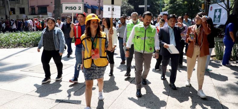 Va la fecha y hora del primer Simulacro Nacional 2024