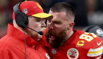 Andy Reid sobre el empujón de Kelce en el Super Bowl