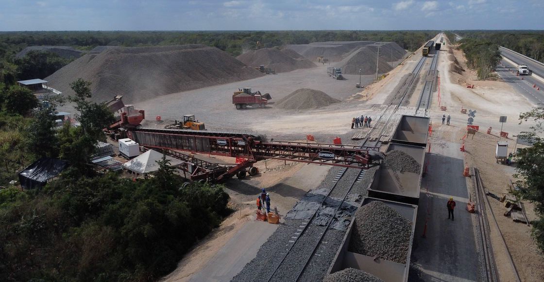 Audio filtrado sobre la construcción del Tren Maya.