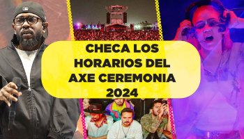 Estos son los horarios oficiales para el AXE Ceremonia 2024