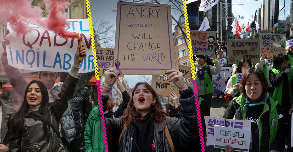 Así se vive el Día Internacional de la Mujer en diferentes países este 2024.