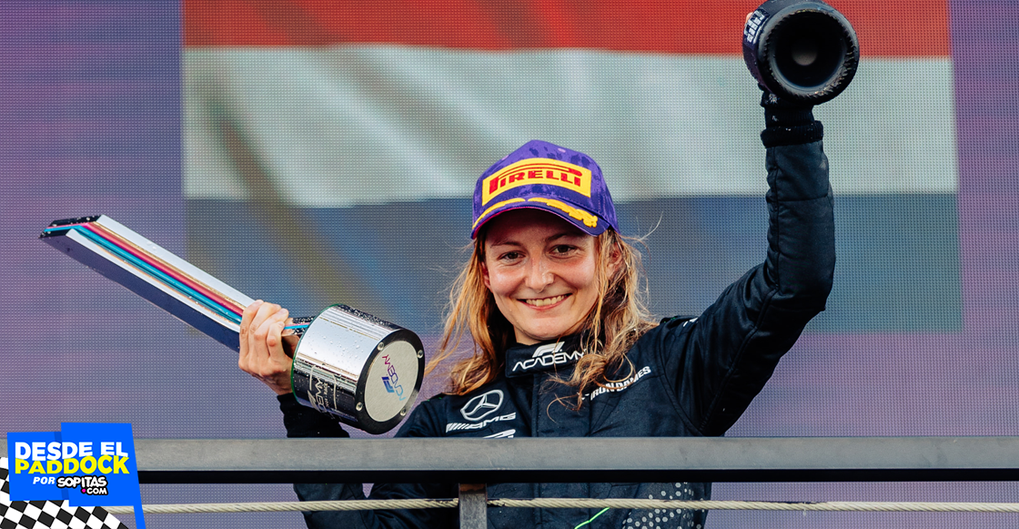 Doriane Pin se llevó el doblete en la primera carrera de la F1 Academy en Arabia Saudita