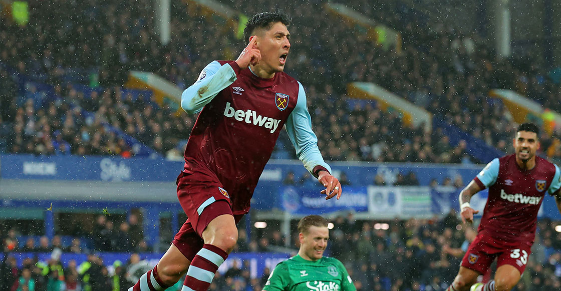 Edson Álvarez con el West Ham