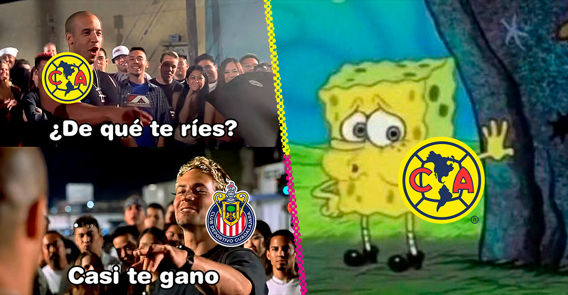 Chivas casi remonta y le deja los memes al América en la Concachampions