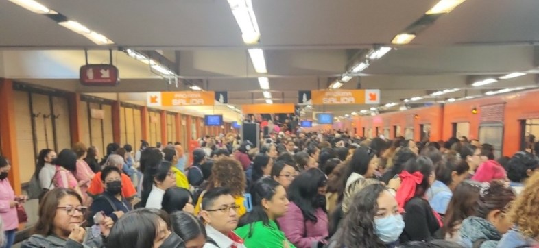 ¡Oh, no! Otra vez la Línea 7 del Metro: Suspenden servicio de San Joaquín a Constituyentes