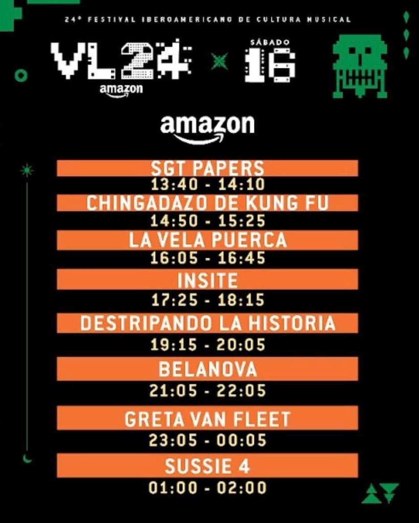 A planear el recorrido: Checa los horarios del Vive Latino 2024