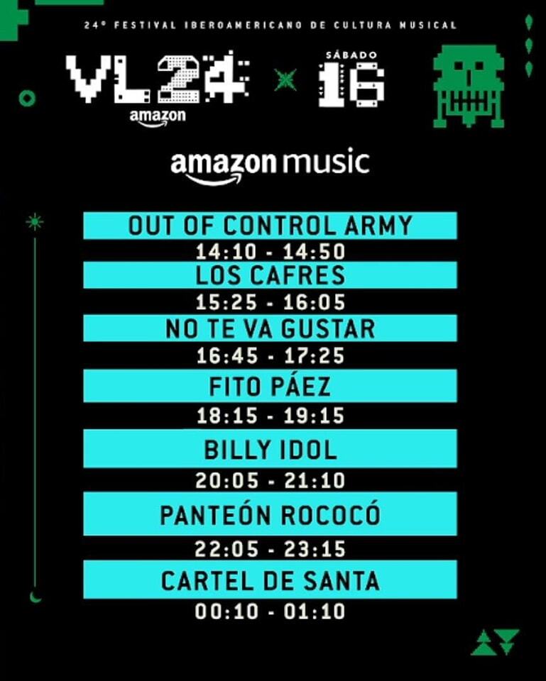 Checa los horarios del Vive Latino 2024