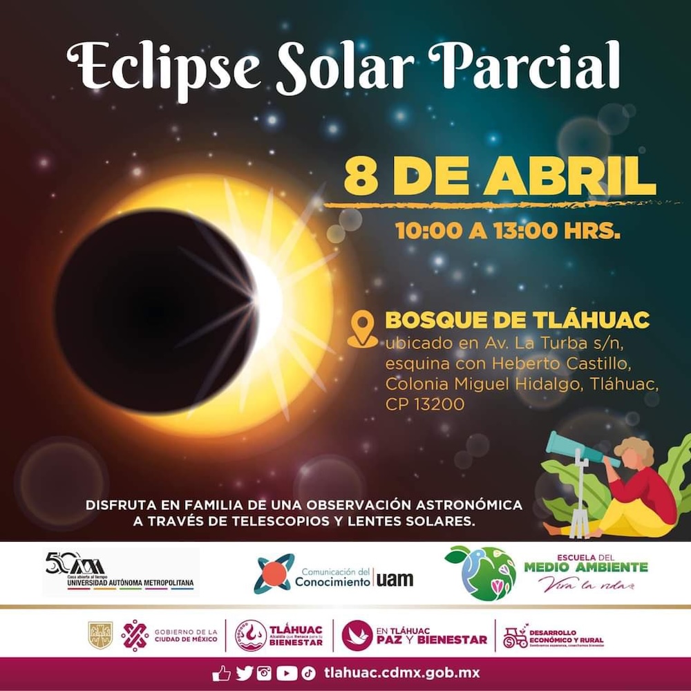 lugares chidos para ver y aprender en el eclipse solar en CDMX