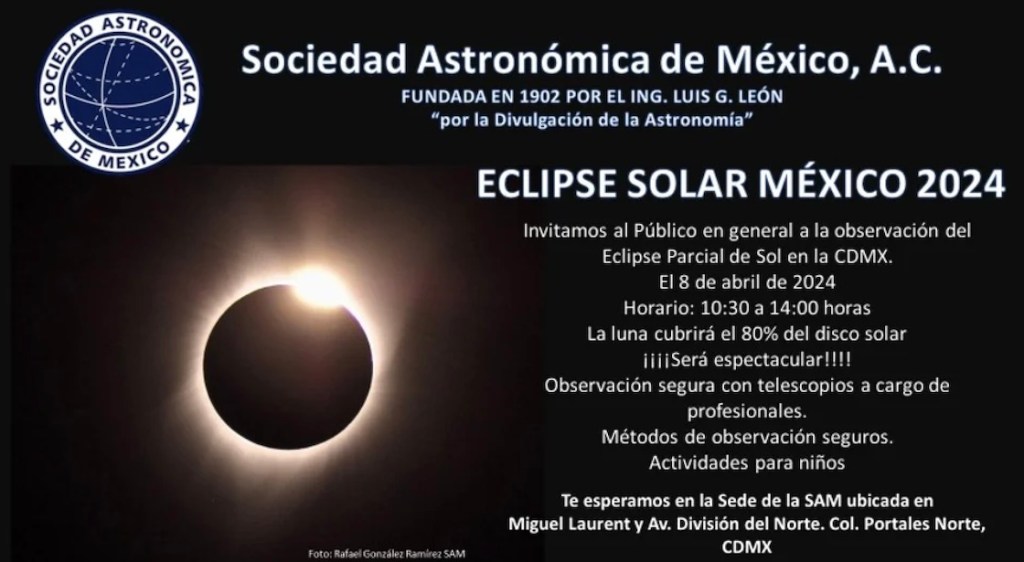 lugares chidos para ver y aprender en el eclipse solar en CDMX