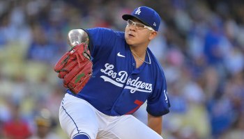 Julio Urías con los Dodgers