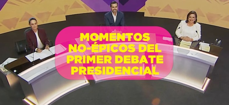 Momentos del Primer Debate Presidencial 2024.