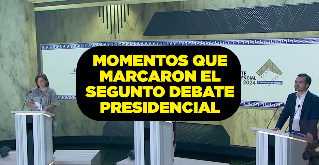 10 momentos del Segundo Debate Presidencial 2024.