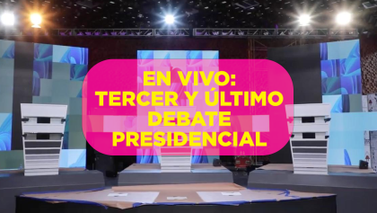 Aquí puedes ver en vivo el tercer debate presidencial