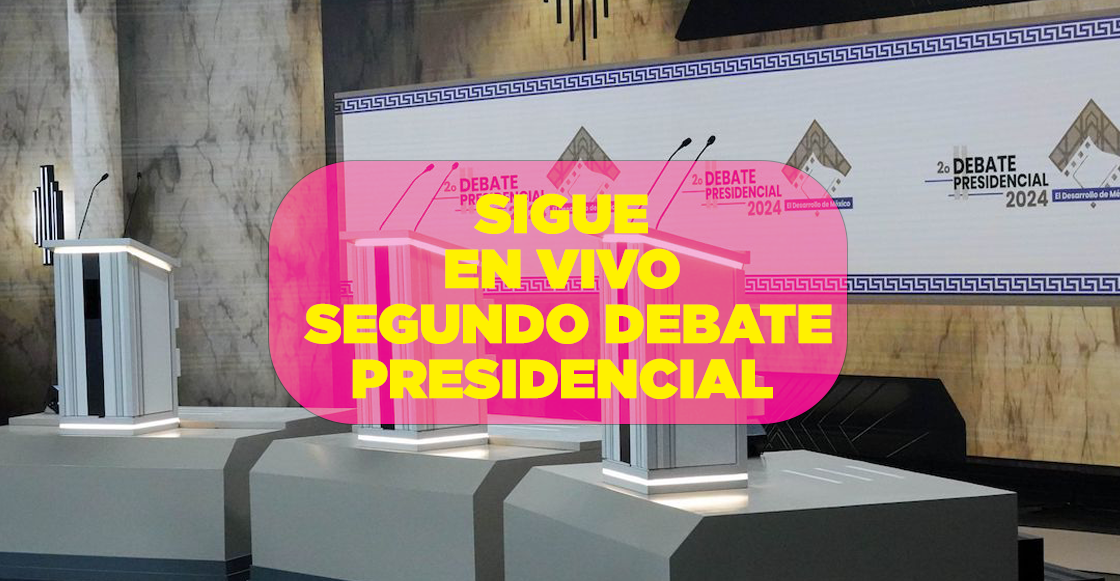 Segundo Debate Presidencial.